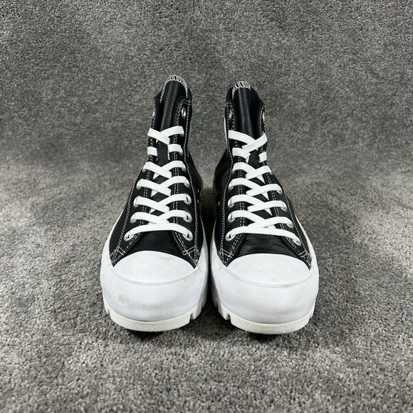 Converse CT All Star Lugged Hi 567164C Women’s Sz 9.5 Black Platform Shoes Used - Picture 3 of 12